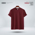 Mens Premium Blank T-shirt - Maroon